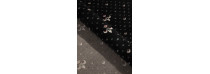 Ковролин Merinos Eco Виктория 01 (лилия) Black (Черный)