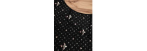 Ковролин Merinos Eco Виктория 01 (лилия) Black (Черный)