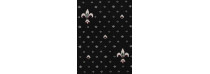 Ковролин Merinos Eco Виктория 01 (лилия) Black (Черный)