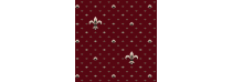 Ковролин Merinos Eco Виктория 01 (лилия) Red (Красный)