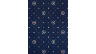 Ковролин Merinos Eco Виктория 02 (кружок) Blue (Синий)