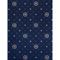 Ковролин Merinos Eco Виктория 02 (кружок) Blue (Синий)