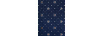 Ковролин Merinos Eco Виктория 02 (кружок) Blue (Синий)
