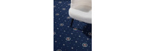 Ковролин Merinos Eco Виктория 02 (кружок) Blue (Синий)