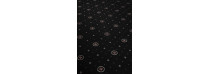 Ковролин Merinos Eco Виктория 02 (кружок) Black (Черный)