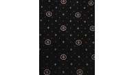 Ковролин Merinos Eco Виктория 02 (кружок) Black (Черный)