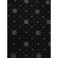 Ковролин Merinos Eco Виктория 02 (кружок) Black (Черный)