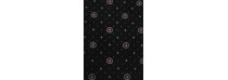 Ковролин Merinos Eco Виктория 02 (кружок) Black (Черный)