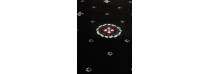 Ковролин Merinos Eco Виктория 02 (кружок) Black (Черный)