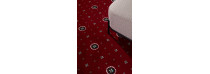 Ковролин Merinos Eco Виктория 02 (кружок) Red (Красный)