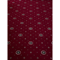 Ковролин Merinos Eco Виктория 02 (кружок) Red (Красный)